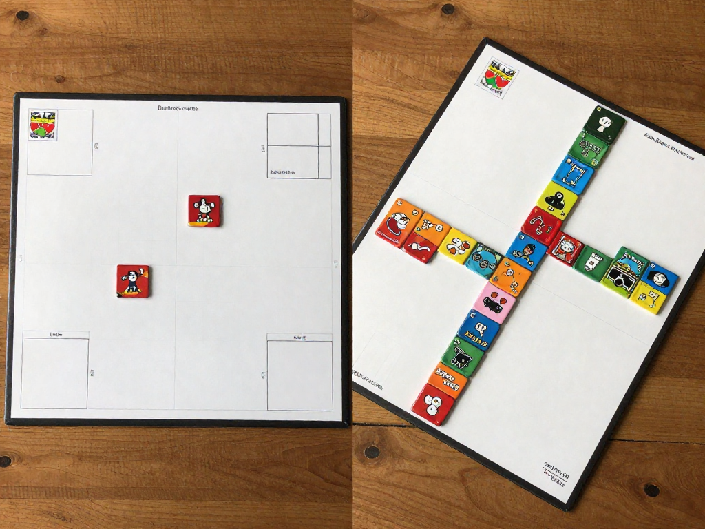 Side-by-side comparison of a beginner tile placement versus a strategic high-scoring placement